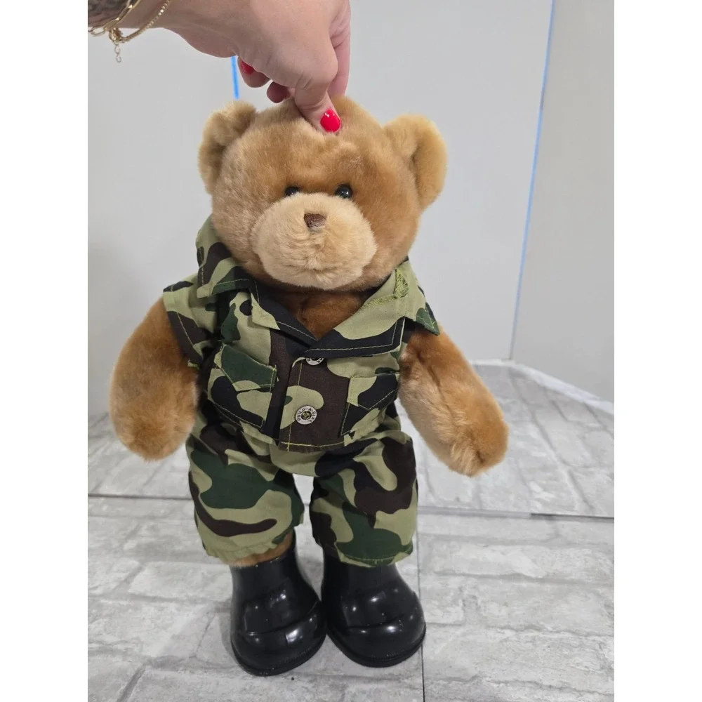Build a Bear Military Camo Army Fatigues Uniform Teddy‎ Clothes Shoes Bear